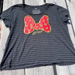 Disney Minnie mouse 3x womens bow tshirt Disney store